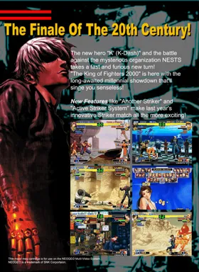 The King of Fighters 2000 box cover back